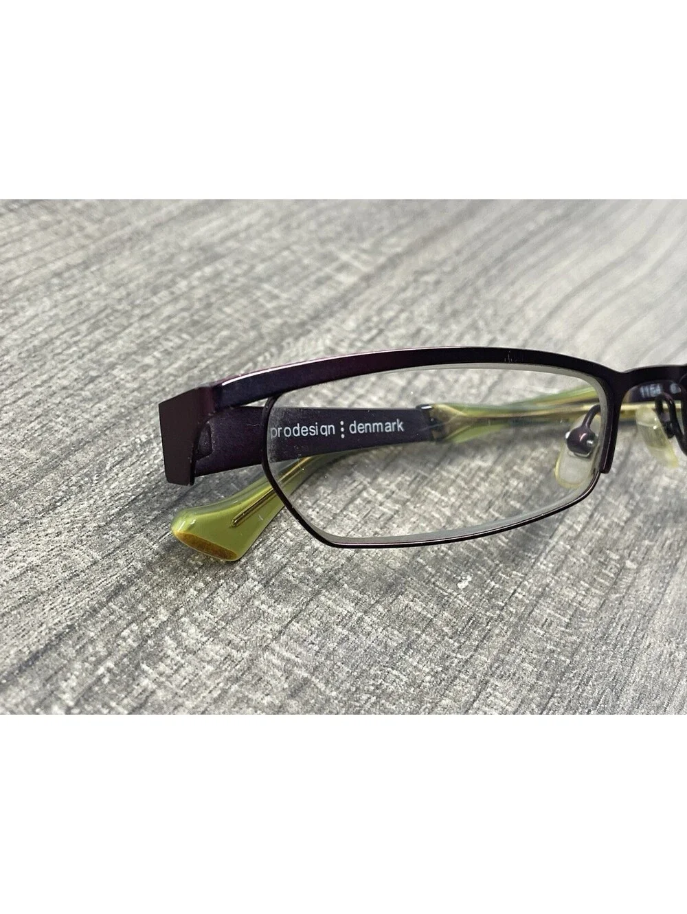 PRODESIGN Denmark 1154 Eyeglasses Frame c.3831 Red Purple 51[]16 Frames + Case